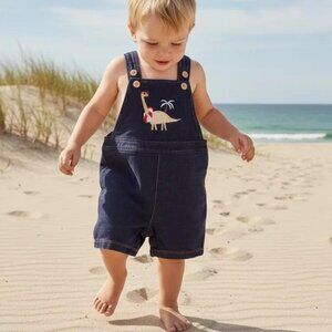 Pekkle Dinosaur Shortalls 24 Months